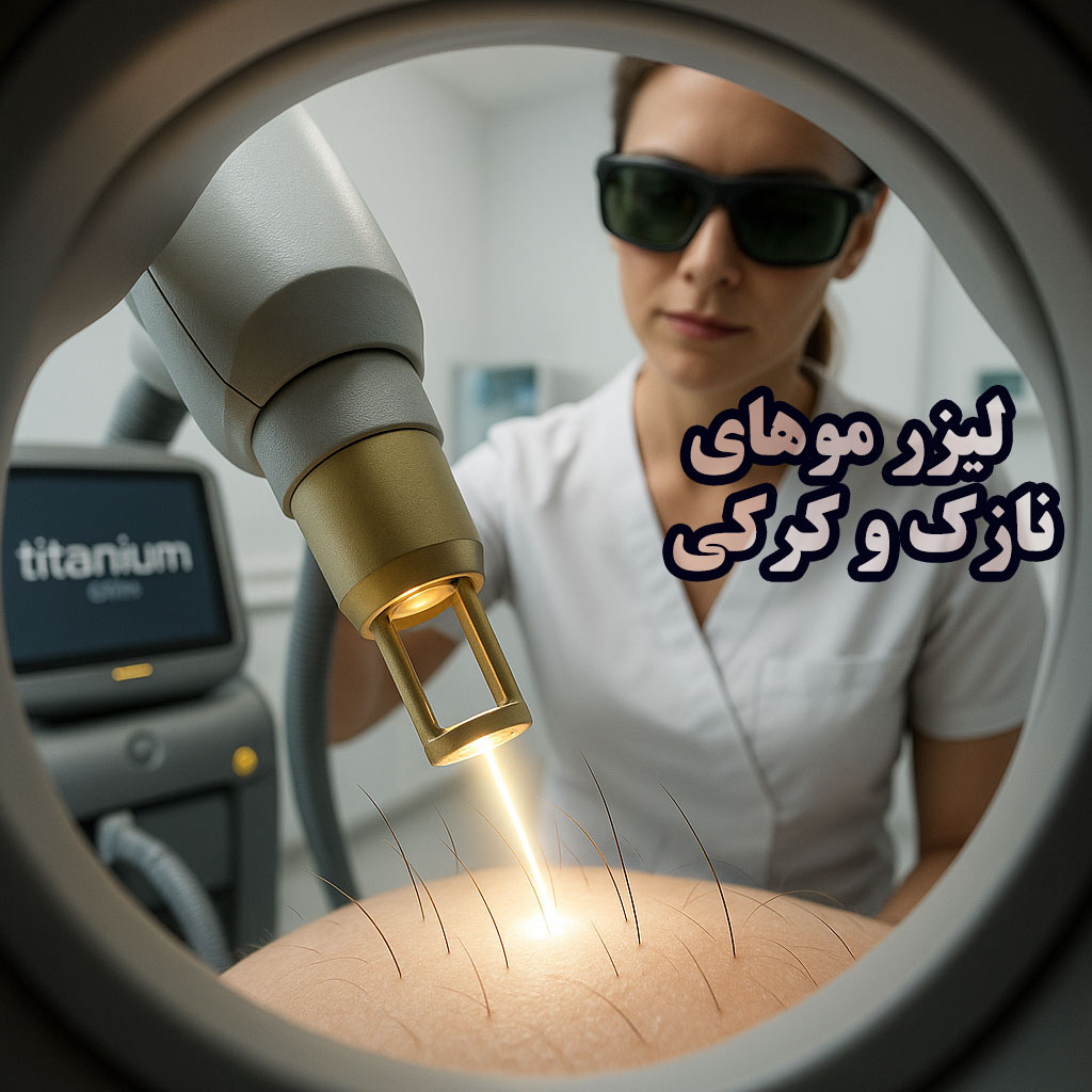 لیزر موهای نازک و کرکی