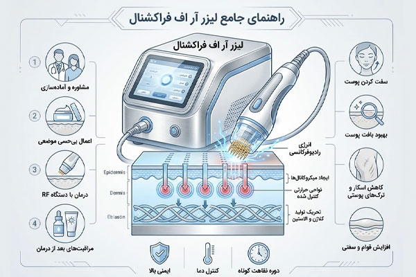 52 دستگاه لیزر آر اف فرکشنال